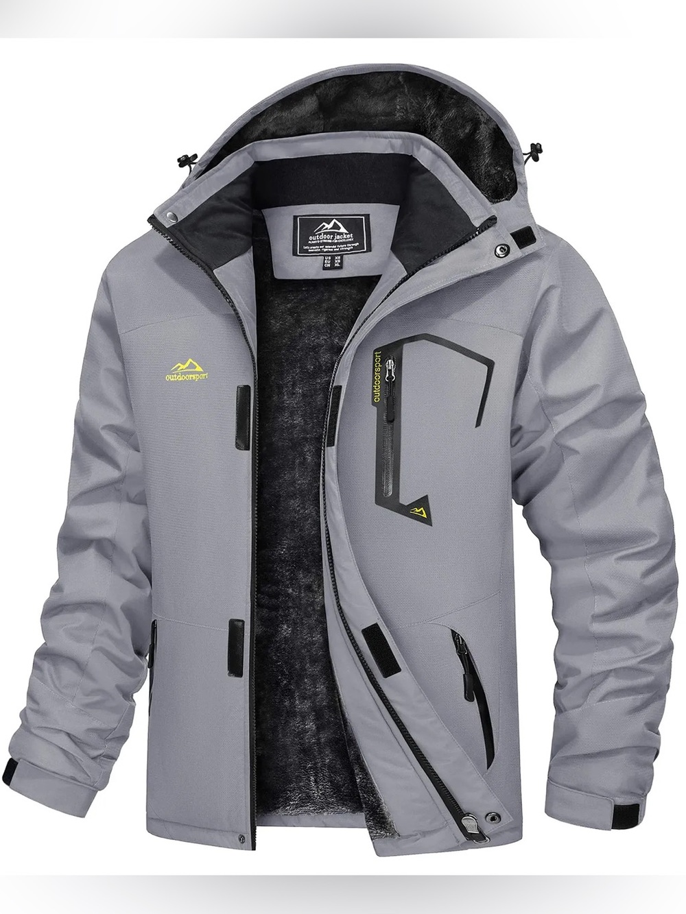 Outdoor Sport Men’s Thermal Waterproof Skiing Hiking Coat Size Medium